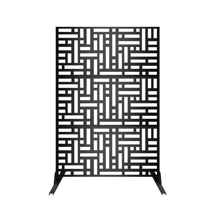 铁艺花园屏风-编织纹款