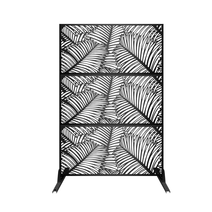 铁艺花园屏风-棕榈叶款